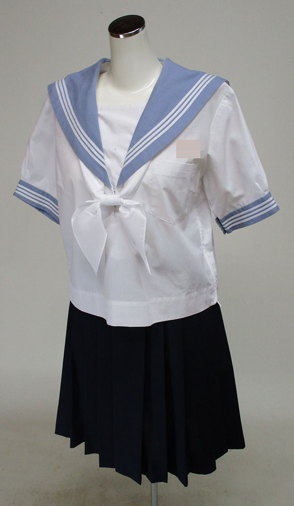 夏セーラー（半）＋スカート（リボン付）